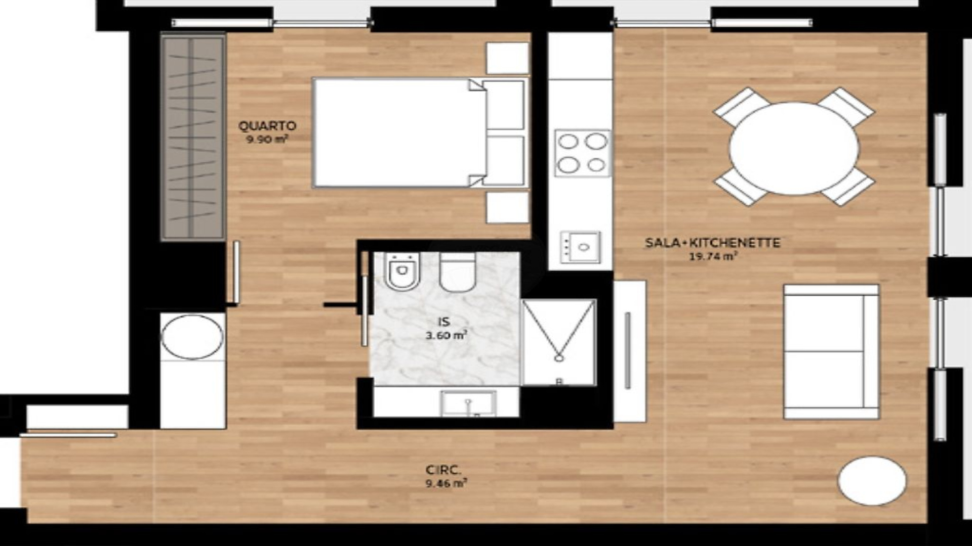 Aveiro, 1 Bedroom Bedrooms, 0 ,1 BathroomBathrooms,Apartment,For Sale,0,1187